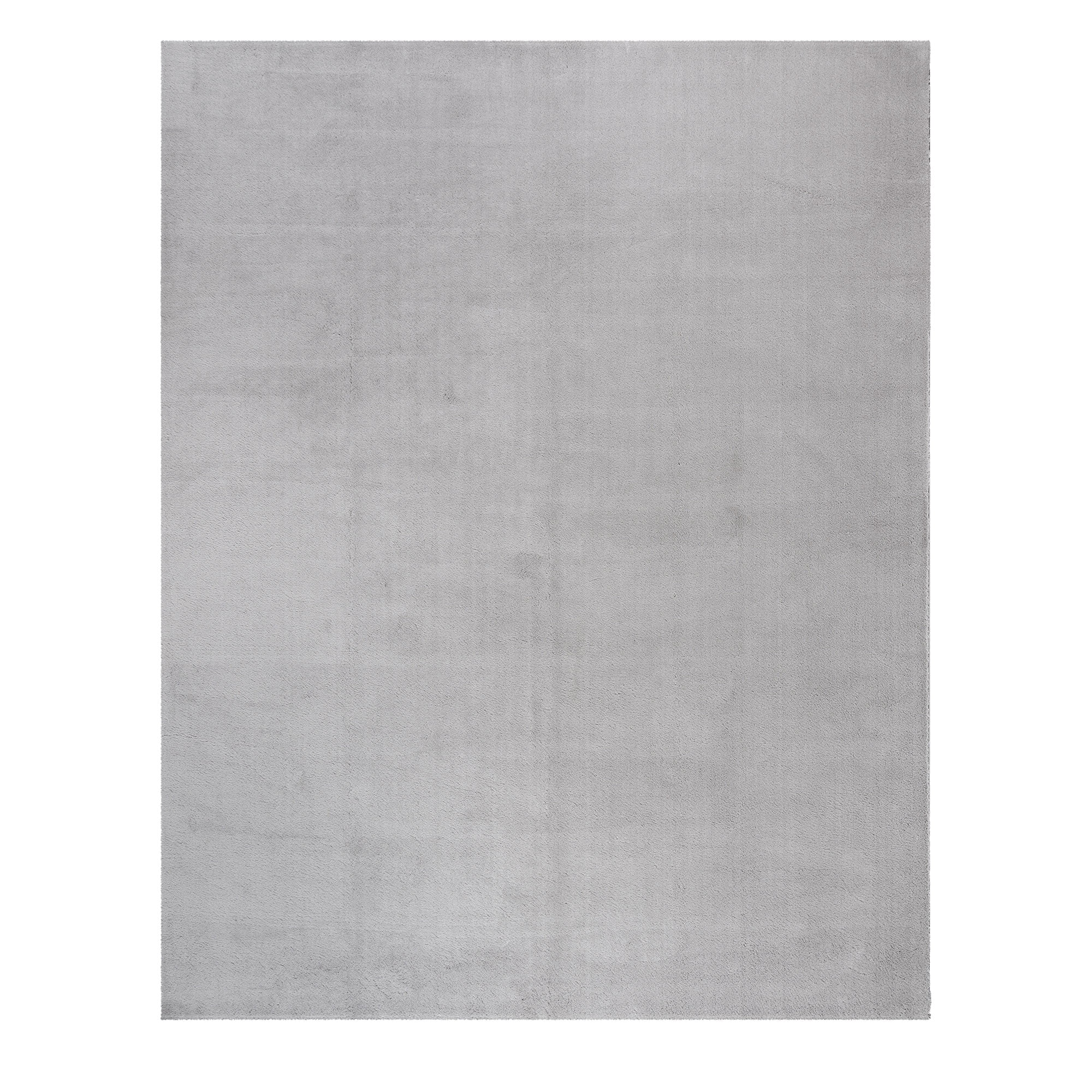 Cadence Tonee Shag Solid Color Gray Area Rug, 8x10