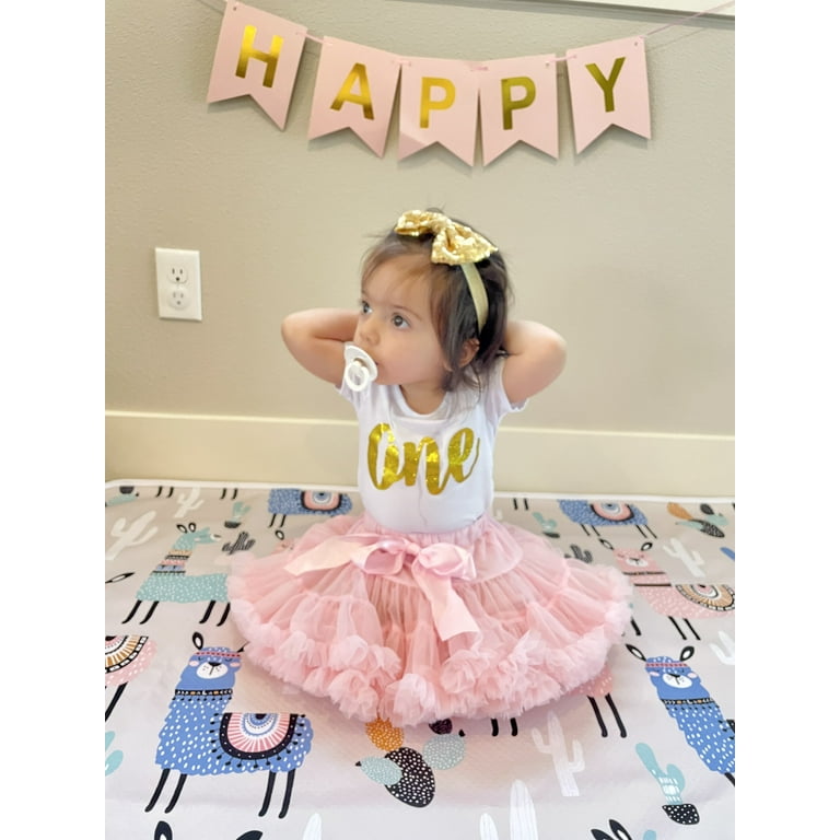 Pink chiffon cheap tutu skirt