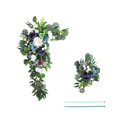 thumbnail image 1 of 2pcs Artificial Flower Swag Arch Decor，Floral Swag Fake Garland for Floral Arrangement Swag Centerpiece Reception Backdrop Decoration, 1 of 10