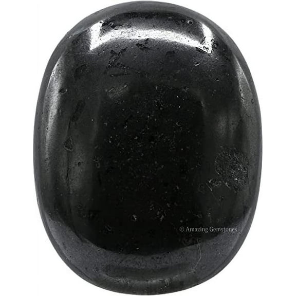 Black Tourmaline Crystal Palm Stone