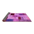 thumbnail image 2 of Ahgly Company Indoor Square Patchwork Pink Transitional Area Rugs, 8' Square, 2 of 4