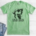 thumbnail image 2 of Lab Dad T-shirt, Unisex Men's Shirt, Labrador Retriever, Lab Owner, Best Dog Dad Gift, Heather Apple Green, X-Small, 2 of 6
