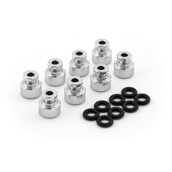Speedmaster PCE599.1002 Fuel Injector 0.400" Billet Aluminum Extension Spacer Set
