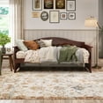 thumbnail image 3 of AFI Nantucket Wood Twin Size Daybed Frame, Walnut, 3 of 12