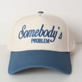 thumbnail image 5 of Somebody's Problem" Embroidered Trucker Hat Playful & Sassy Statement Cap, 5 of 8