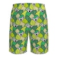 thumbnail image 6 of Naloa Cartoon Koala Bear and Leaf Men's Beach Shorts, Surfing shorts, Swim trunks, Quick Dry Swim Trunks for Surfing Beach Fun - Medium, 6 of 9