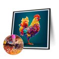 thumbnail image 2 of Pintura de diamante 5D DIY Kit de pollo de taladro redondo completo Arte Decoración del hogar (GS3310) Hugtrwg Para estrenar, 2 of 9