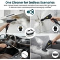 thumbnail image 5 of 2500W Handheld High-Temperature Pressurized Steam Cleaner, Fast Heating Portable High Pressure Steam Cleaner for Home, Kitchen, Bathroom, Car Detailing and Grout, Multi-Surface Steam Cleaning Machine, 5 of 7
