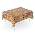 thumbnail image 1 of JSDART Petites Fleurs Simples pour Rapport Féminin en Nappe Rustique Couverture de Table de Fête à la Maison 60x84 Pouces, 1 of 1