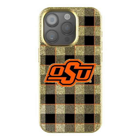 Keyscaper Oklahoma State Cowboys Plaid Bling iPhone Case