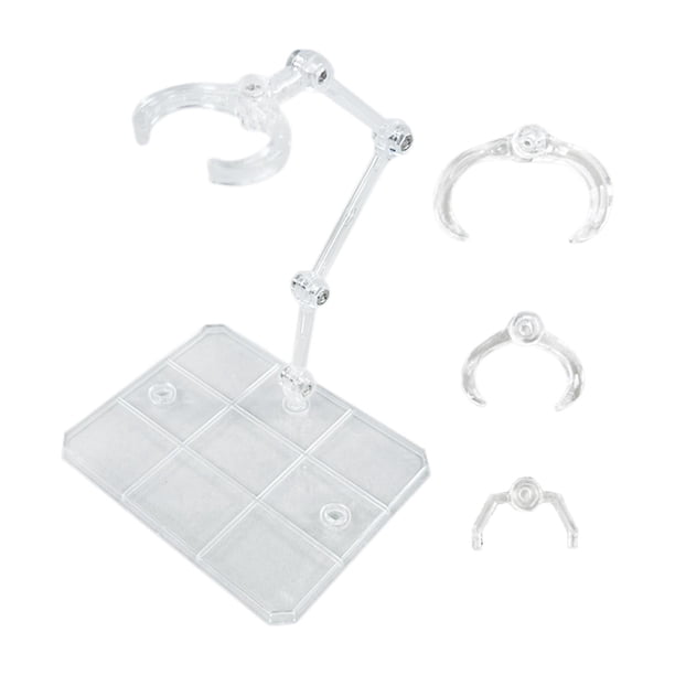 Base de soporte para figura de acción de ensamblaje 1/144, soporte de exhibición, soporte de modelo, transparente para Estilo B