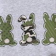 thumbnail image 4 of Kaprioy My First Easter Baby Boy Outfit Boys Eeaster Outfit Christian Easter T-Shirts Camo Bunny Tee Top With Camouflage Elastic Drawstring Shorts Summer Outfit, 4 of 5