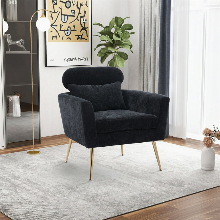 Small black bedroom chair sales