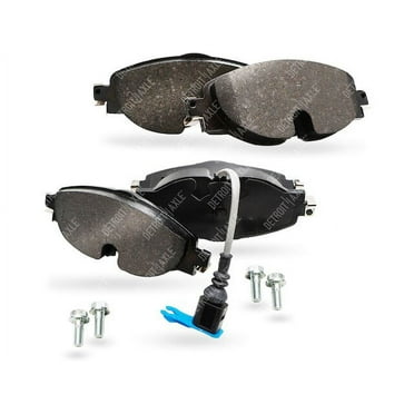 Front Brake Pad Set - Compatible with 2015 - 2018 Volkswagen GTI 2016 2017