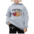 thumbnail image 2 of Tiweut Boys 2 Piece Outfits Sets Kids Rugby Print Hoodie Long Sleeve Sweatshirt and Sweatpants Pullover Hooded Tracksuit Suits for Boy 13-14 Y, 2 of 4
