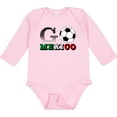thumbnail image 3 of Inktastic Go, Mexico- Soccer, Football Boys or Girls Long Sleeve Baby Bodysuit, 3 of 5