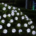 thumbnail image 3 of Somnr Solar String Lights Crystal Globe Fairy Lights Decoration (30 LED White), 3 of 8