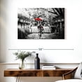 thumbnail image 3 of Elephant Stock Geisha Pop Wall Art - Horizontal Canvas Wall Art - Living Room Wall Decor - Places Canvas - Red And Gray Decor - 36" x 24", 3 of 8