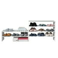 thumbnail image 6 of Resenkos 3 Pieces 31-Inch Stackable Multi-Shape Shoe Rack-White, Space-Saving Shoe Rack Organizer for Closet Entryway, 6 of 9