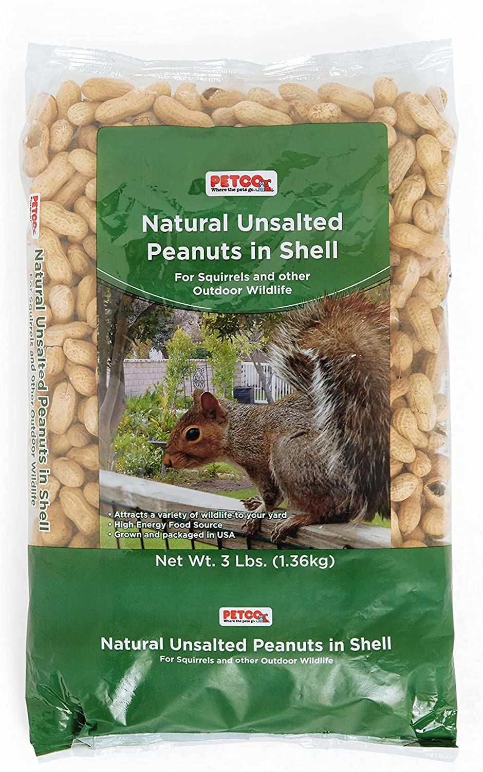 Natural Unsalted Peanuts in Shell Wildlife Food
