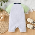 thumbnail image 6 of Icvfdpl Toddler Boy Girl Outfit Short Sleeve Cartoon Embroider Pullover Romper Jumpsuit Skin-Friendly 6-12 Months, 6 of 6