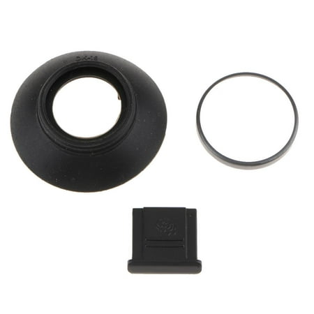 Image of 1 Piece View Eyecup Eyepiece with Hot Shoe Cover for for / - Prevents the Sundries from Entering the View