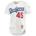 thumbnail image 2 of Men's Mitchell & Ness Pedro Martinez White Los Angeles Dodgers 1993 Cooperstown Collection Home Authentic Jersey, 2 of 3