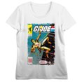 thumbnail image 1 of T-shirt à Col Rond Blanc à Manches Courtes pour Femmes G.I. Joe Snake Eyes Comic Cover - Moyen, 1 of 7