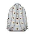 thumbnail image 2 of Coop Cluck Chicken Backpack for Student Cute Cartoon Hen Egg Chick Print Rustic Farm Animal Pattern Bookbag for Student, 2 of 6