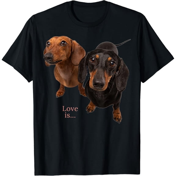 Sam Soft Dachshund Shirt Weiner Dog Mom Dad Love Doxie Puppy Cute Tee T-Shirt