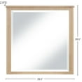 thumbnail image 6 of Meridina Furniture Astrid Natural Solid Wood And Oak Veneer Mirror, 6 of 10