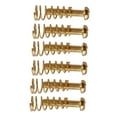 thumbnail image 1 of Milaget 6 Pièces Guitare Électrique Chevalet Fixation Vis de Montage + Ressorts Mis en Or, 1 of 7