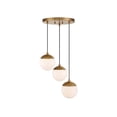 thumbnail image 1 of Meridian M10055NB Lustre Multipoint 3 Lumières - Laiton Naturel, 1 of 1