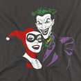thumbnail image 2 of Batman T-Shirt Joker & Harley Unisex Graphic Tee For Men & Women Charcoal, 2 of 7