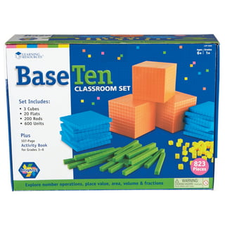 Educational Toys Plastic Base Ten Unit Rod Flat Cube Base Ten Blocks -  China Educational Toy, Plastic Toy