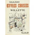 thumbnail image 3 of Adolphe Léon Willette 11x14 Black Modern Framed Museum Art Print Titled - Has Just Appeared Chosen Works by Willette (1901), 3 of 5
