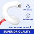 thumbnail image 4 of Protector de cables para TV de pared de 78 pulgadas, autoadhesivo, para TV, 4 of 5