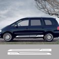 thumbnail image 4 of Pegatinas para puerta lateral de coche para Volkswagen VW Sharan 7N MPV Camper Van, calcomanías decorativas de vinilo, gráficos a rayas, accesorios para tuning automático, 4 of 5