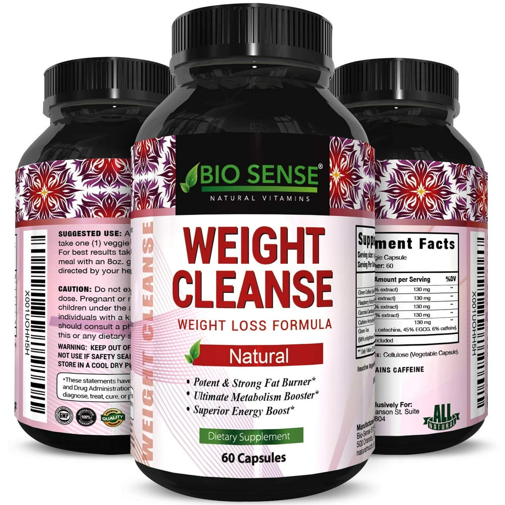 Bio Sense Weight Cleanse Supplement for Men and Women Natural Weight