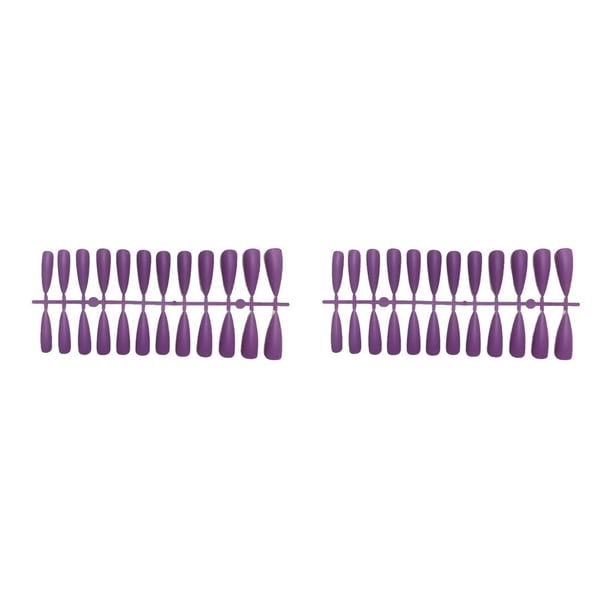 Guardurnaity Tabletas para mejorar las uñas Diseño elegante de puntos Textura esmerilada Textura esmerilada Usable Uña falsa Puntas de manicura Type8 NO8 Guardurnaity CBP456188