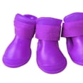 thumbnail image 4 of Dog Silicone Rainshoes,Dog Silicone Boot Waterproof Waterproof Dog Boot Dog Shoes World-Class Design, 4 of 10