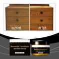 thumbnail image 5 of Furniture Wax, Beeswax Furniture Polish & Wood Conditioner | All-Natural Wood Restorer for Tables, Cabinets & Wooden Tools | for All Wood Types & Colors | Waterproof (1), 5 of 9