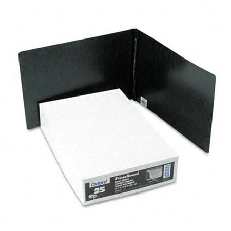 Oxford Pressboard Report Cover With Scored Hinge - 11" X 17" - 1 Fastener - 750 Sheet X 3" Capacity - 1 Each - 20pt. - Black (13206)