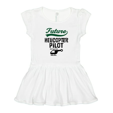 

Inktastic Future Helicopter Pilot Gift Toddler Girl Dress