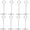 Silver, variant on 10 Pack 8.75 inch Tall Table Number Holders Place Card Holder Table Picture Holder Wire Photo Holder Clips Picture Memo Note Photo Stand (Silver)