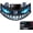 Blue C, variant on Devil Eyes Light for Car Windshield,Rechargeable Solar-Powered Wireless Car Window LED Ambient Lamp,Suction Cup Warning Light for SUV, Truck,Van,RV