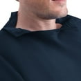 thumbnail image 4 of Men's G-III Sports by Carl Banks Navy LA Clippers Adaptive Headliner Fleece Crewneck Sweatshirt, 4 of 6
