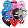 thumbnail image 6 of Roblox Birthday Party Decoration Set Banners Balloon Cake Toppers Swirls, 6 of 6