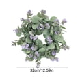 thumbnail image 3 of Guirnalda de flores artificiales para decoración de primavera y verano, guirnalda de plástico multicolor de 12.5 pulgadas para puertas, ventanas, paredes, uso en interiores y exteriores., 3 of 7