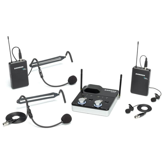 Concert 288m Presentation Dual-Channel Wireless Mic System, D Band: 542-566MHz Frequency